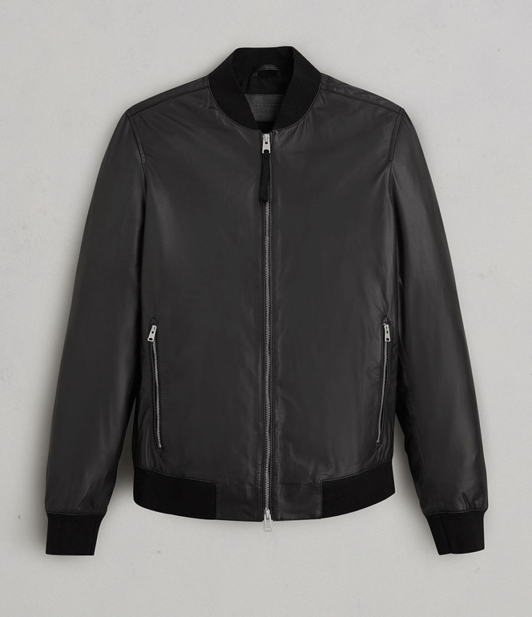 Mens All Saints Leather Jacket - Right Jackets