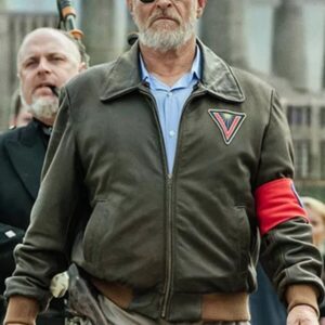 Mens Corbin Bernsen American Gods Vulcan Leather Jacket