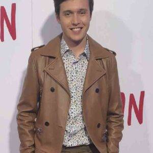 Nick Robinson Love Simon Brown Leather Jacket