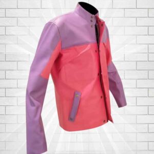Men's Olivers Tree Pink Leather Jacket