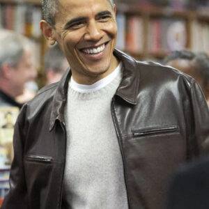 Barack Obama President Leather Jacket