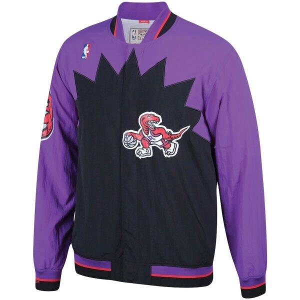 Men's Toronto Raptors Mitchell & Ness Purple Hardwood Classics Authentic Jacket