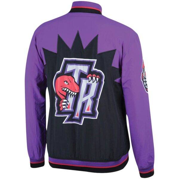 Mens Torontos Raptors Mitchell Ness Purple Hardwood Classics Authentics Jacket