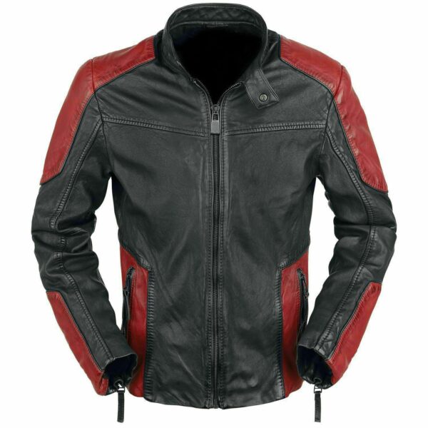 Mens Will Smith Suicide Squad Deadshot Leather Jacket