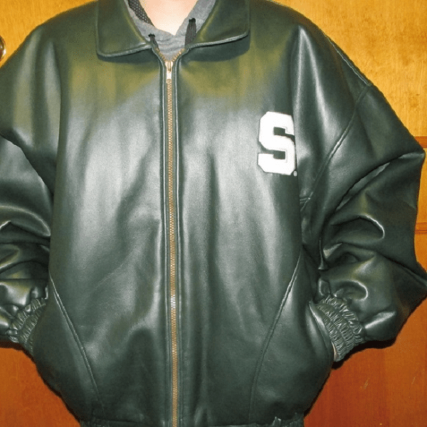 Michigan State Leather Jacket