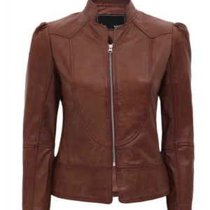 Montana Brown Leather Jacket