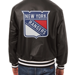 New York Rangers Leather Jacket