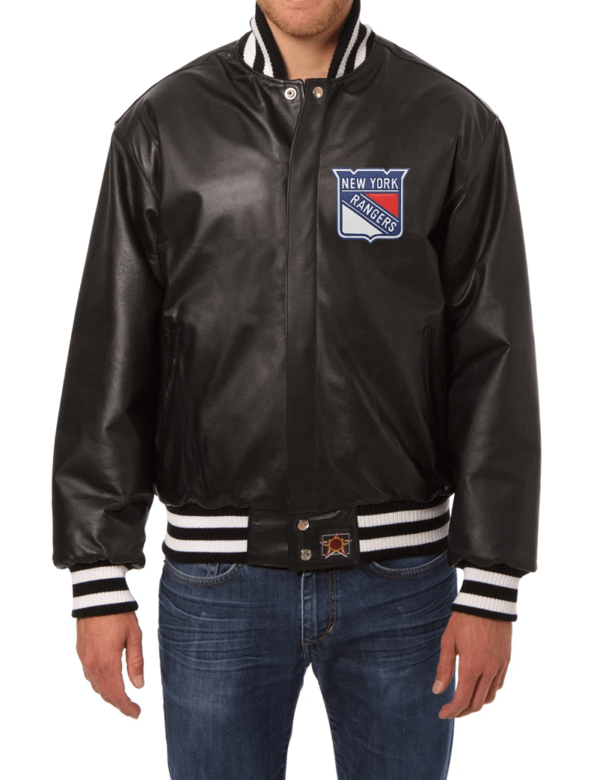 New Yorks Rangers Leather Jacket