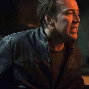 Nicolas Cage Ghost Rider Black Leather Jacket