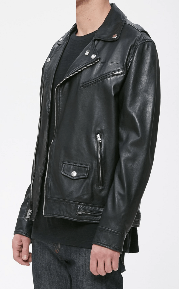 Obey Black Leather Jackets