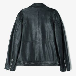 Obey Black Leather Jacket