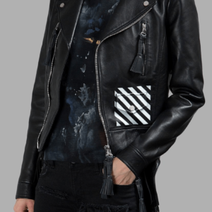 Off White Leather Jacket Virgil