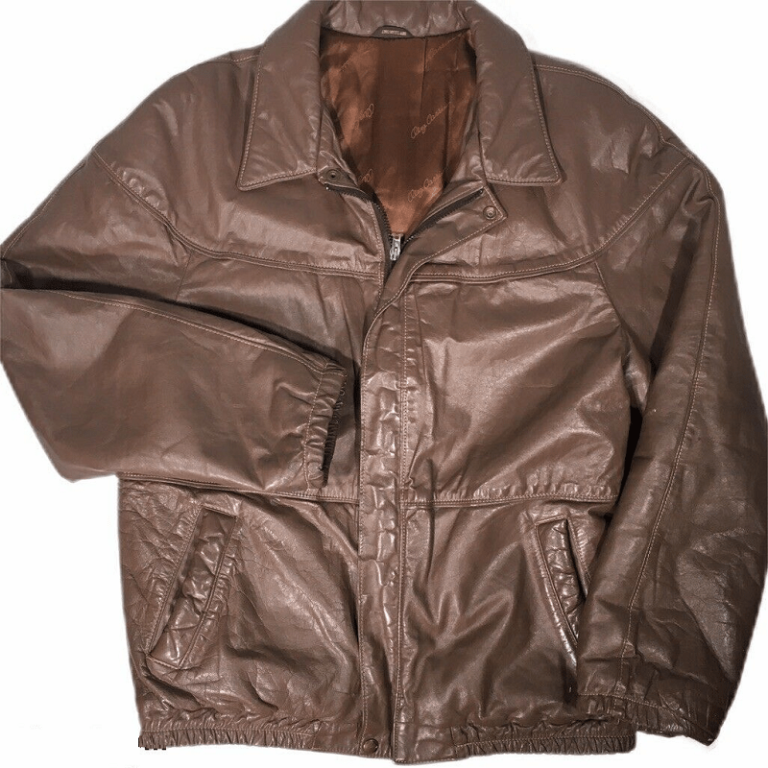 Oleg Cassini Leather Jacket - Right Jackets
