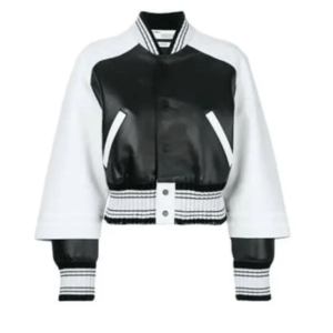 Paris Buckingham Bold And The Beautiful Bomber Leather Jacket