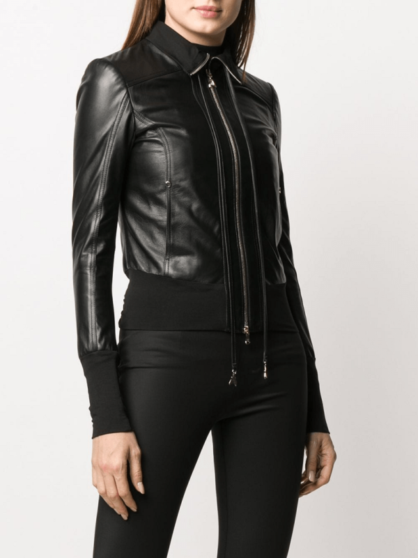 Patrizia Pepe Leather Jacket - Right Jackets
