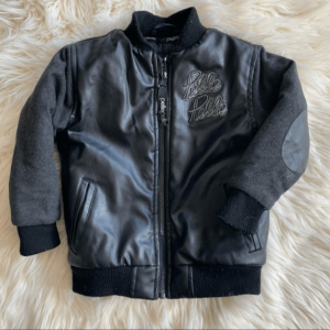 Pelle Pelle Boys 50s Varsity Leather Jacket