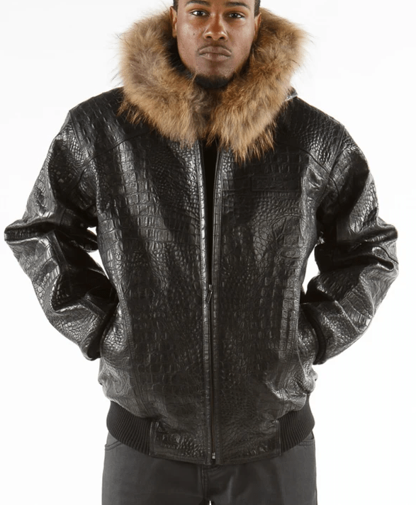 Pelle Pelle Hooded Leather Jacket