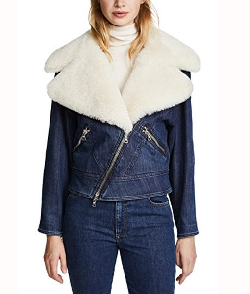 Perfectionists Ava Jalali Jacket With Fur Collar