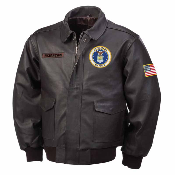 Personalized U.S. Air Force Bomber Leather Jacket