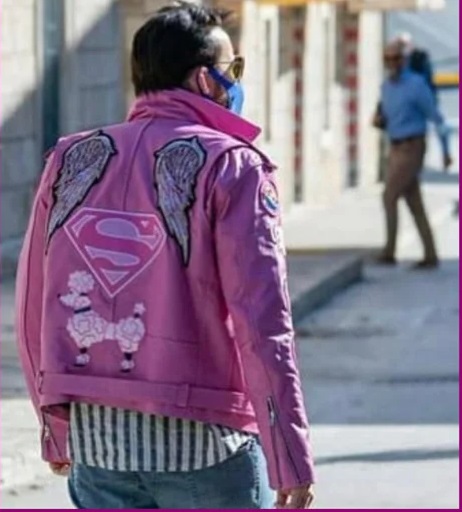 Pink Nicolas Cage Jacket