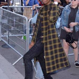 Playboi Carti Attending The Off White Menswear Spring Summer 2019 Show Coat