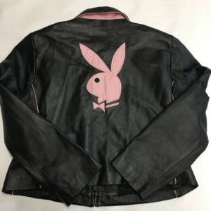 playboy-black-pink-bunny-leather-jacket