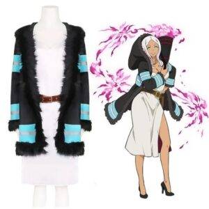 Poetic Walk Enn No Shouboutai Princess Hibana Cosplay Fire Force Coat