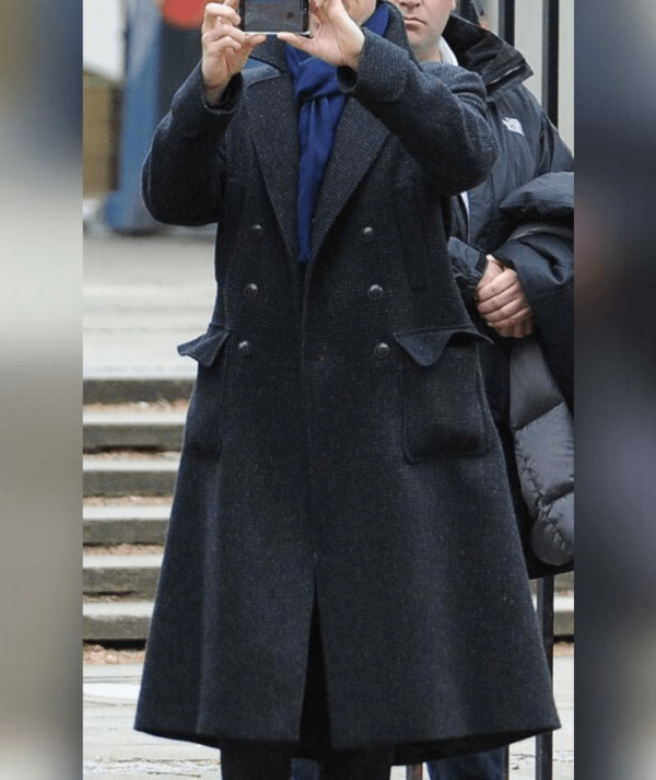 Private Detective Greys Wool Coat