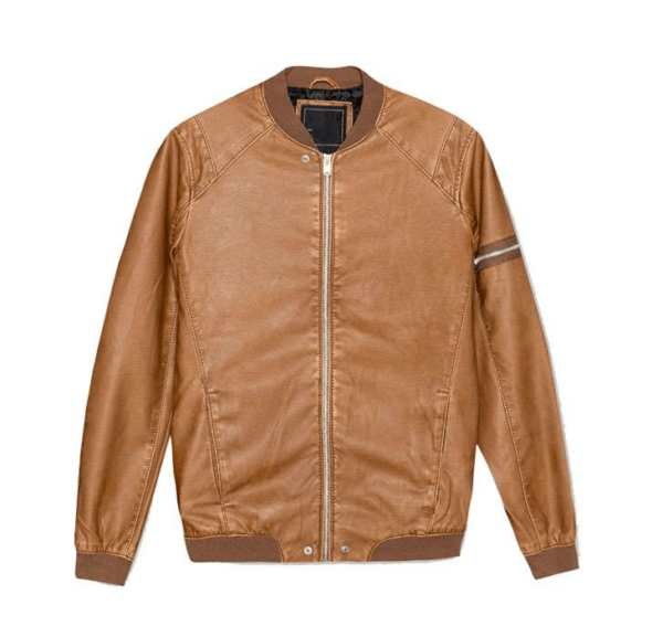 Pulls And Bear Leather Jacket