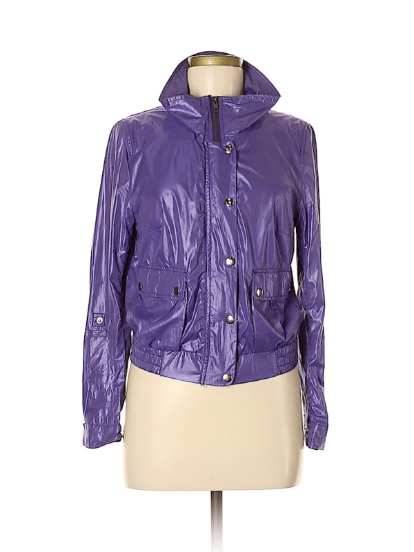 Purple Leather Jacket H&m