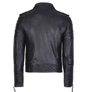 Quilted Leather Jacket Mens