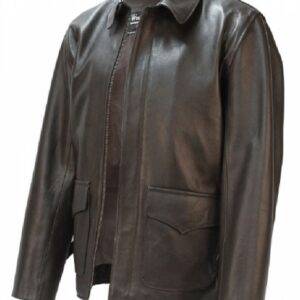 Raiders Of Lost Ark Wested Leather Jacket