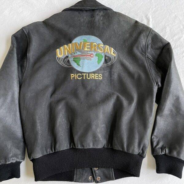 Universal Studios Pictures Logo Leather Jacket