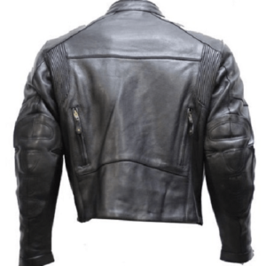 Reflective Leather Jacket