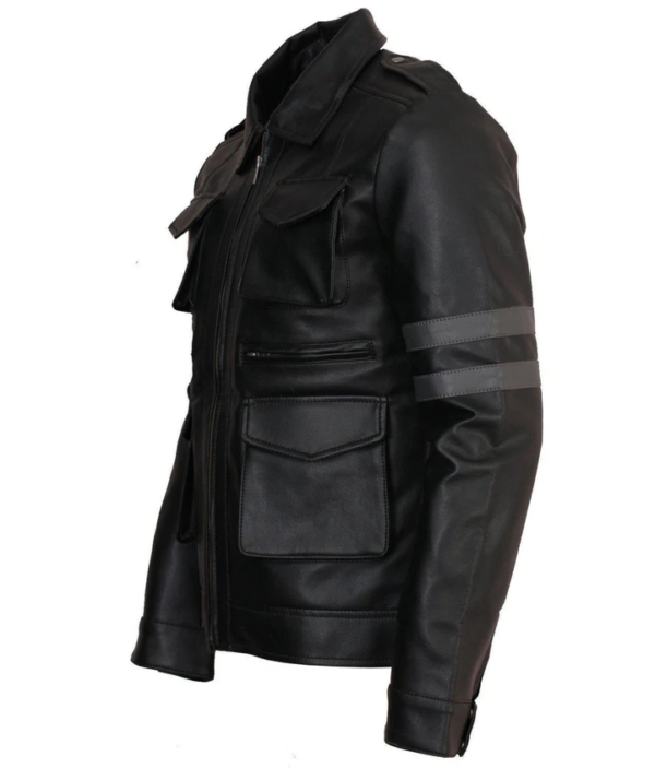 Residents Evil Black Cosplay Leather Jacket