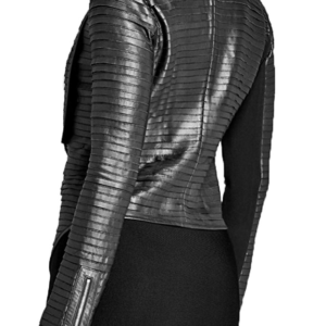 Riverdale Blacks Leather Pleated Jacket