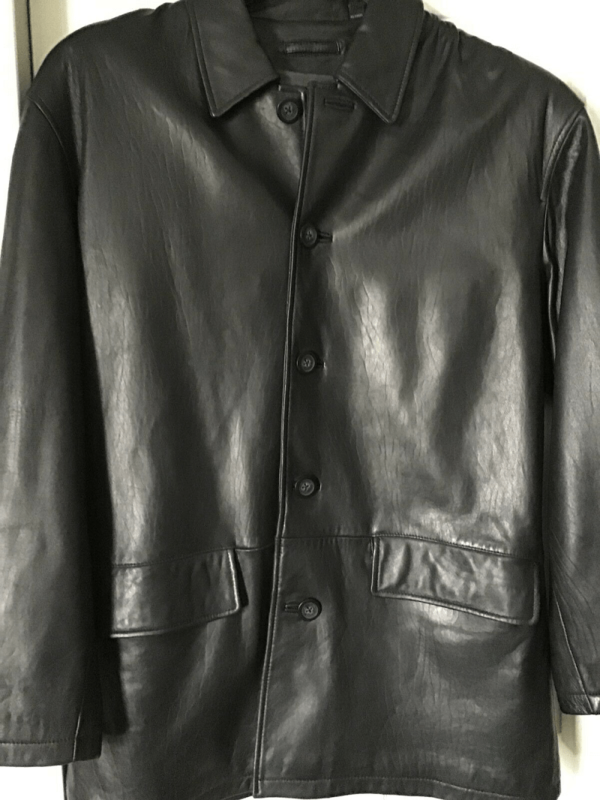 Roundtree And Yorke Leather Jacket Black