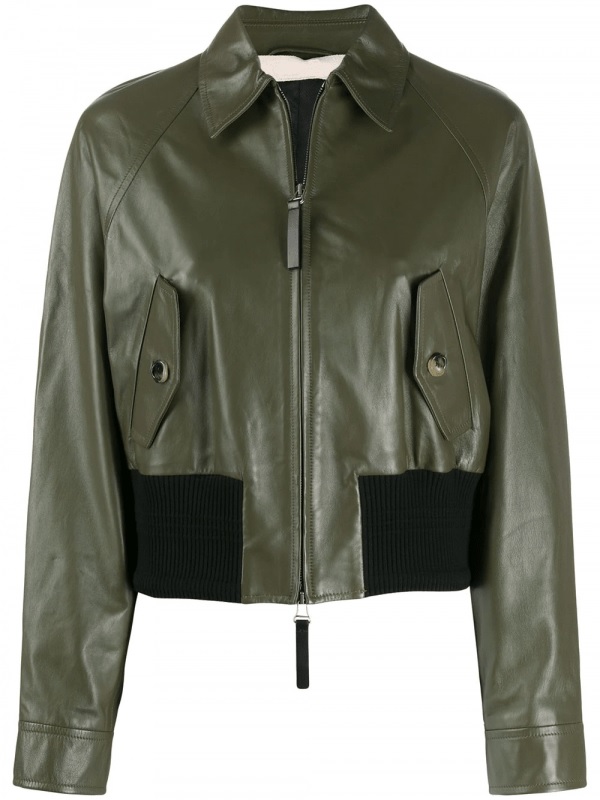 Rue 21 Womens Bomber Leather Jacket