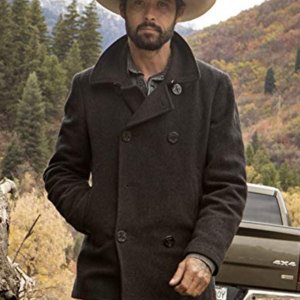 Ryan Bingham Yellowstone Walker Wool Pea Coat