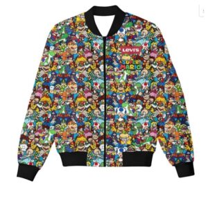 Super Mario Bros Varsity Jacket