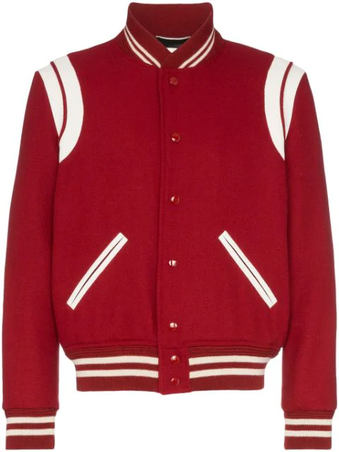 Saint Laurent Teddy Varsity Jacket - Right Jackets