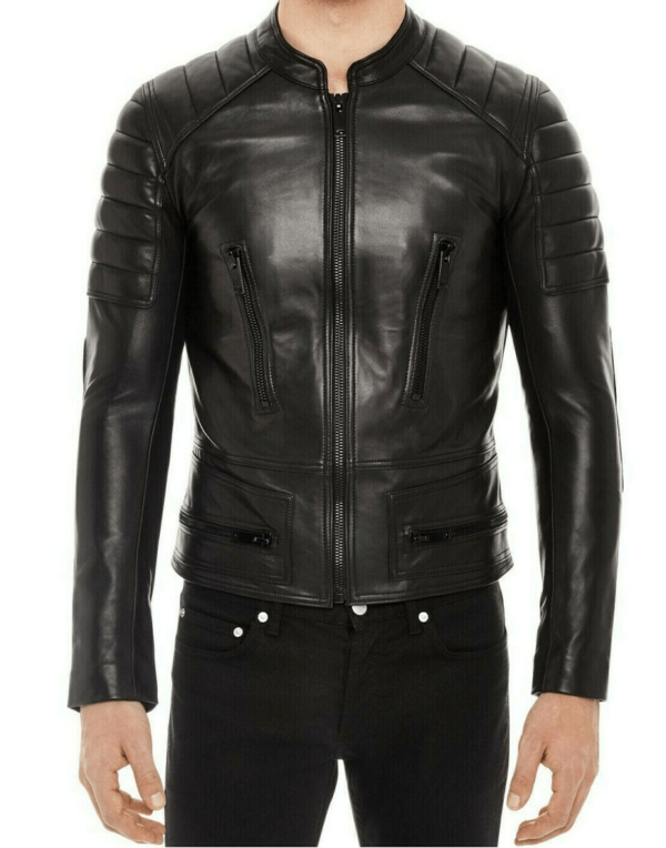 Sandro Mens Leather Jacket - Right Jackets