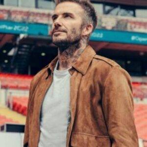 Save Our Squad David Beckham Leather Jacket