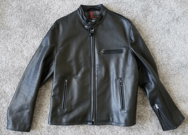 Schott 530 Waxy Black Leather Jacket