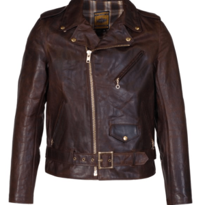 Schott Leather Jacket Brown