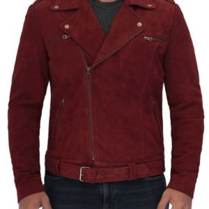 Sean Suede Biker Leather Jacket