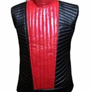 Shinsuke Nakamura Japanese Wrestler Red Black Leather Vests