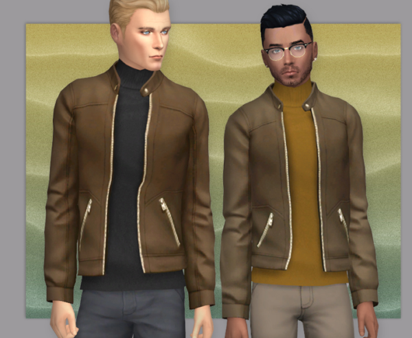Sims 4 Leather Jacket Cc