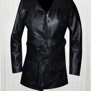 Sophia Bush Chicago Pd Erin Lindsay Black Leather Coat