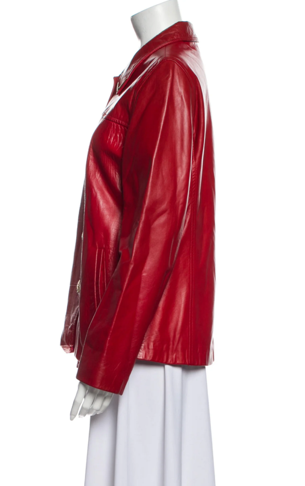 St. Johns Red Leather Jacket